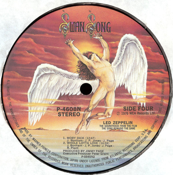 Led Zeppelin - The Soundtrack From The Film The Song Remains The Same (2xLP, Album, Ltd, RE) (Very Good Plus (VG+))