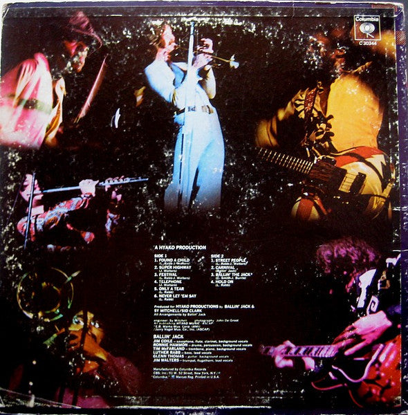 Ballin' Jack - Ballin' Jack (LP, Album) (Very Good (VG))