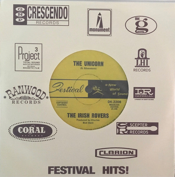 The Irish Rovers - The Unicorn / Black Velvet Band (7", 45 RPM, Single) (Very Good (VG))