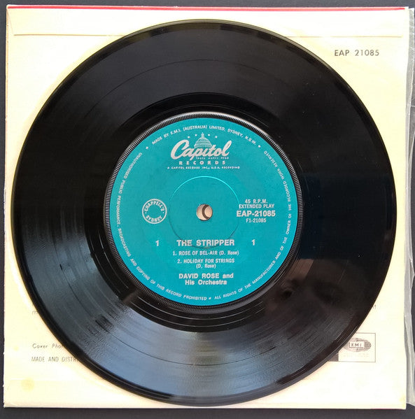 David Rose & His Orchestra - The Stripper (7", 45 RPM, EP) (Very Good (VG))