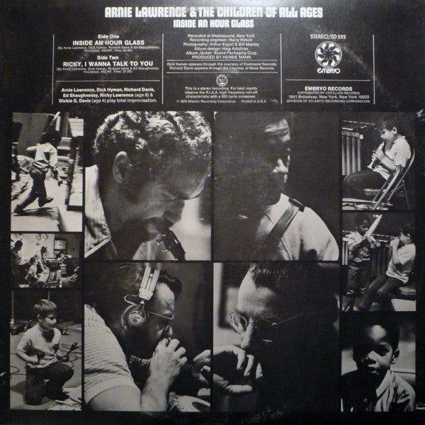 Arnie Lawrence, Children Of All Ages - Inside An Hour Glass (LP, Album, Stereo) (Very Good Plus (VG+))