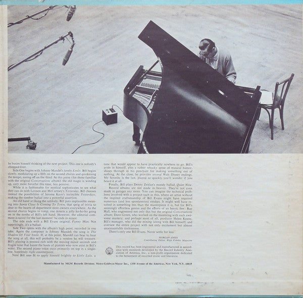 Bill Evans - Further Conversations With Myself (LP, Album, Stereo) (Very Good Plus (VG+))