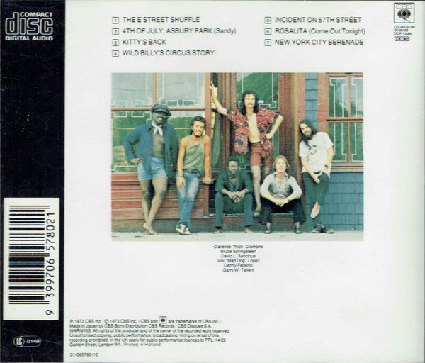 Bruce Springsteen - The Wild, The Innocent &  The E Street Shuffle (CD, Album, RE) (Very Good (VG))