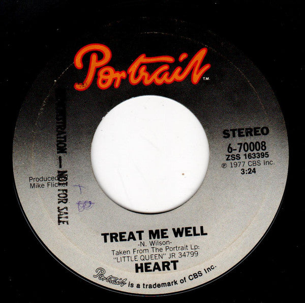 Heart - Little Queen (7", 45 RPM, Single, Stereo) (Very Good (VG))