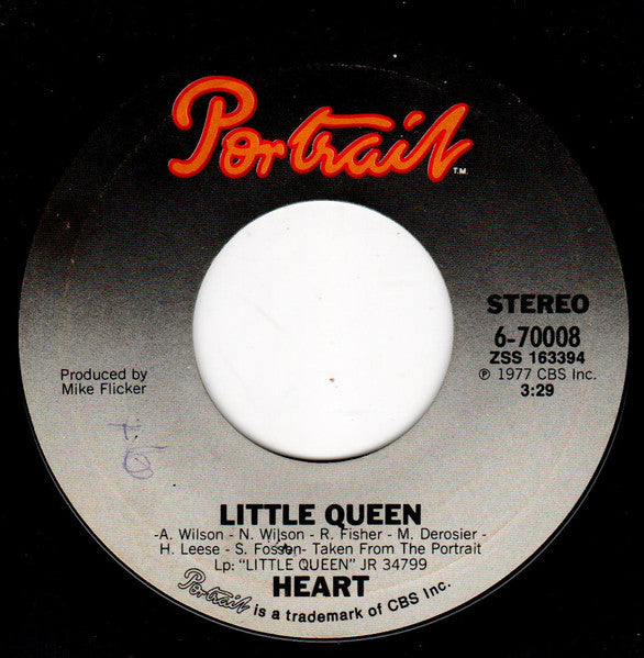 Heart - Little Queen (7", 45 RPM, Single, Stereo) (Very Good (VG))