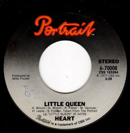 Heart - Little Queen (7", 45 RPM, Single, Stereo) (Very Good (VG))