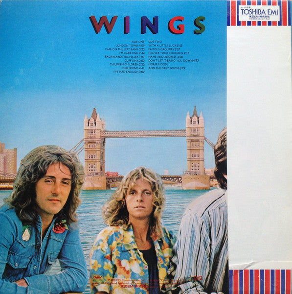 Wings - London Town (LP, Album, Stereo) (Very Good Plus (VG+))