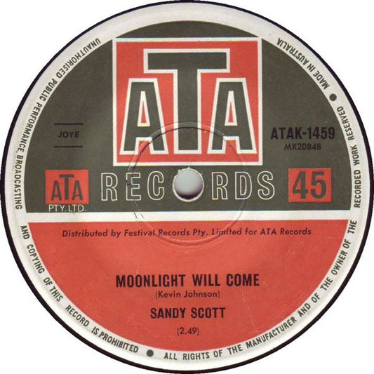 Sandy Scott - Wallpaper Roses (7", 45 RPM, Single) (Good Plus (G+))