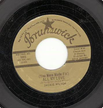 Jackie Wilson - (You Were Made For) All My Love / A Woman, A Lover, A Friend (7", 45 RPM, Single, Jukebox, RE) (Very Good (VG))