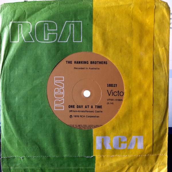 The Hawking Brothers - One Day At A Time (7", 45 RPM, Single) (Very Good (VG))