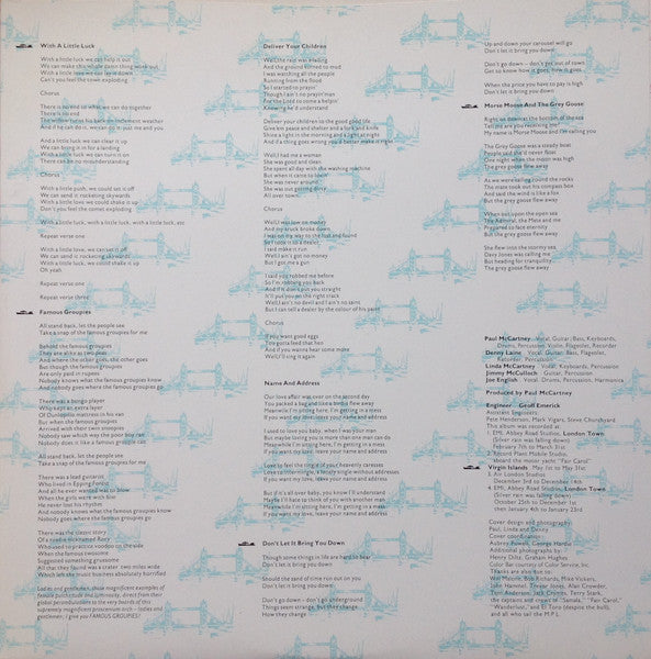 Wings - London Town (LP, Album, Stereo) (Very Good Plus (VG+))