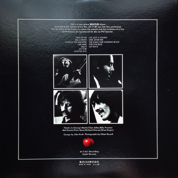 The Beatles - Let It Be (LP, Album, RE, Stereo) (Very Good (VG))