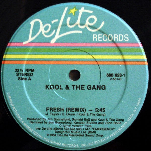 Kool & The Gang - Fresh (Remix) (12", 33 ⅓ RPM, Stereo) (Very Good Plus (VG+))