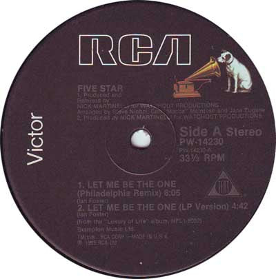 Five Star - Let Me Be The One (12", 33 ⅓ RPM) (Very Good Plus (VG+))