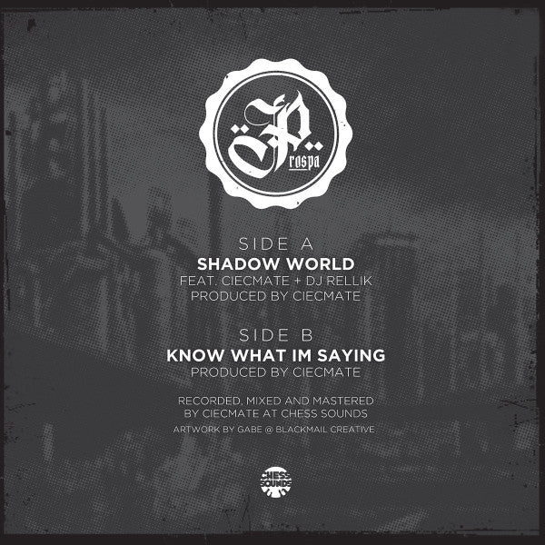 Prospa - Shadow World (7", 45 RPM, Single) (Mint (M))
