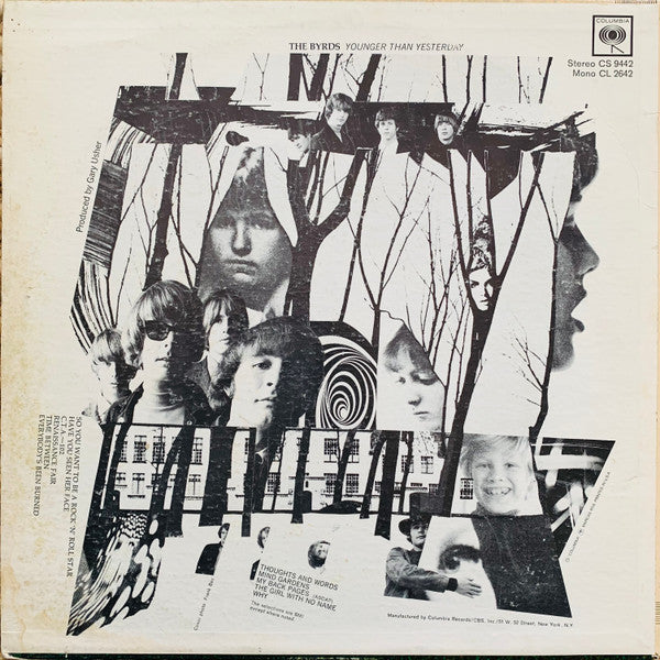 The Byrds - Younger Than Yesterday (LP, Album, Mono) (Very Good (VG))