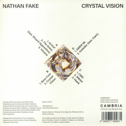 Nathan Fake - Crystal Vision (2xLP, Album) (Mint (M))