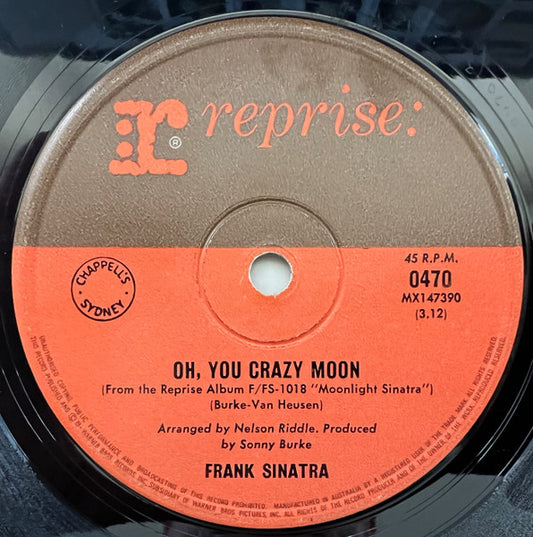 Frank Sinatra - Strangers In The Night (7", 45 RPM, Single) (Very Good (VG))