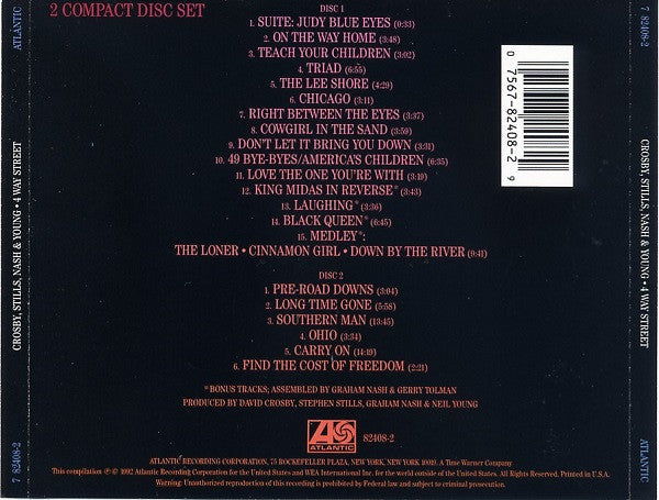Crosby, Stills, Nash & Young - 4 Way Street (2xCD, Album, RE, RM, RP) (Very Good (VG))