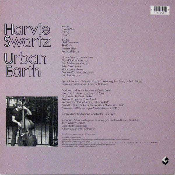 Harvie Swartz - Urban Earth (LP, Album) (Very Good Plus (VG+))