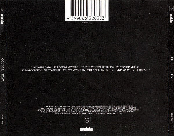 Colder - Heat (CD, Album) (Very Good (VG))