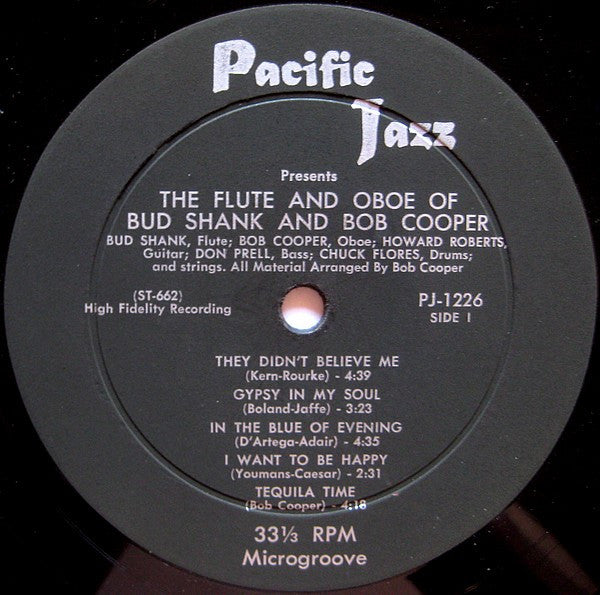 Bud Shank, Bob Cooper - Flute 'N Oboe (LP, Album, Mono) (Good Plus (G+))