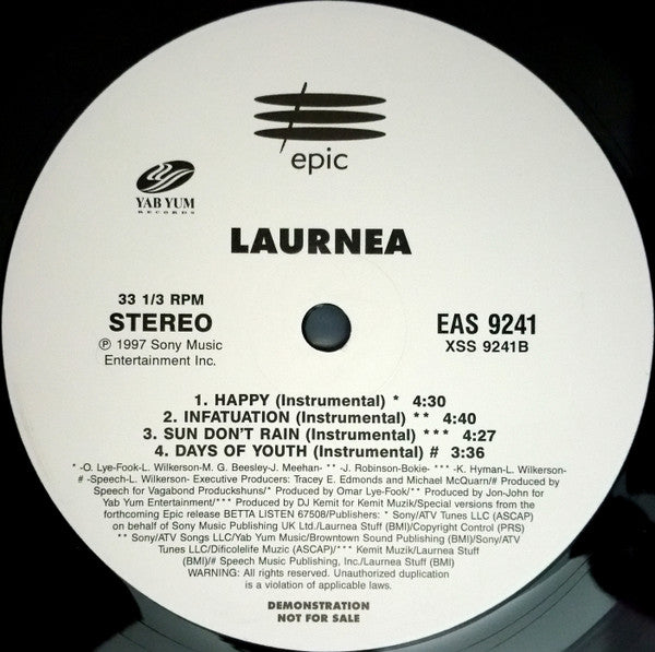 Laurnea - Betta Listen (12", Promo, Smplr) (Very Good Plus (VG+))