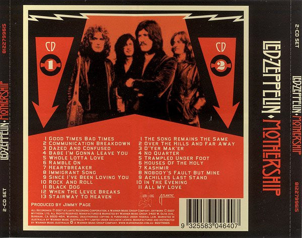 Led Zeppelin - Mothership (2xCD, Comp, RM) (Very Good (VG))