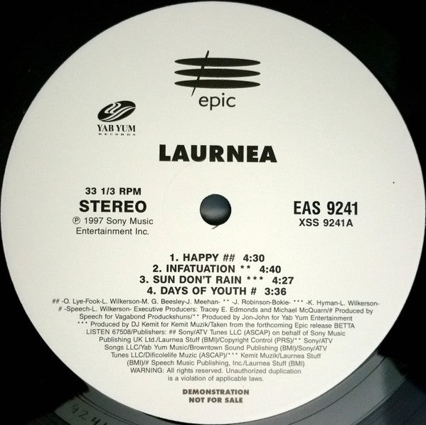 Laurnea - Betta Listen (12", Promo, Smplr) (Very Good Plus (VG+))