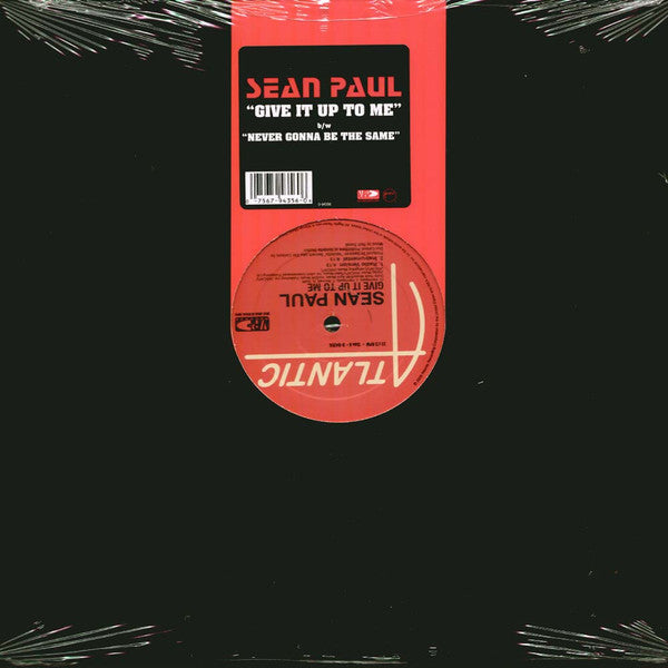 Sean Paul - Give It Up To Me / Never Gonna Be The Same (12", 33 ⅓ RPM) (Very Good Plus (VG+))