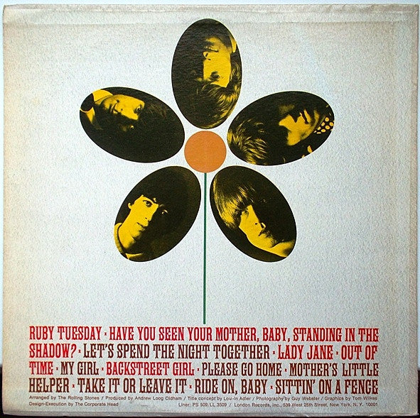 The Rolling Stones - Flowers (LP, Comp, Stereo) (Very Good (VG))