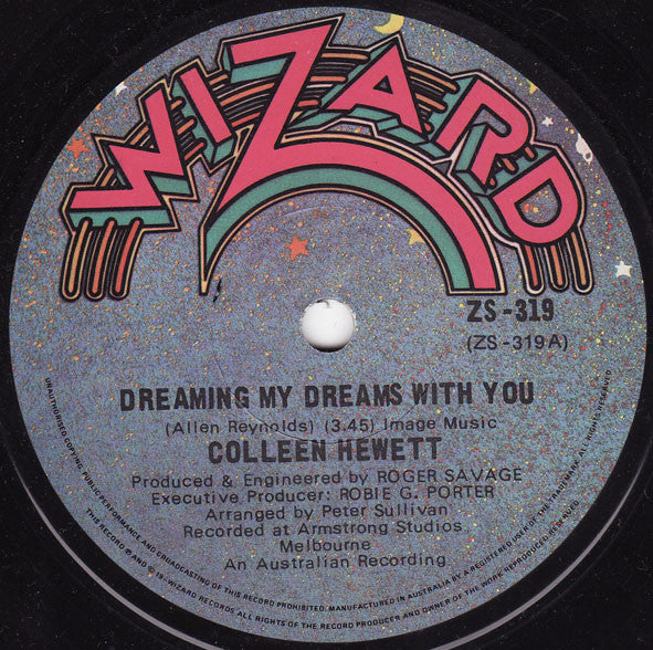 Colleen Hewett - Dreaming My Dreams With You (7", 45 RPM, Single) (Very Good (VG))