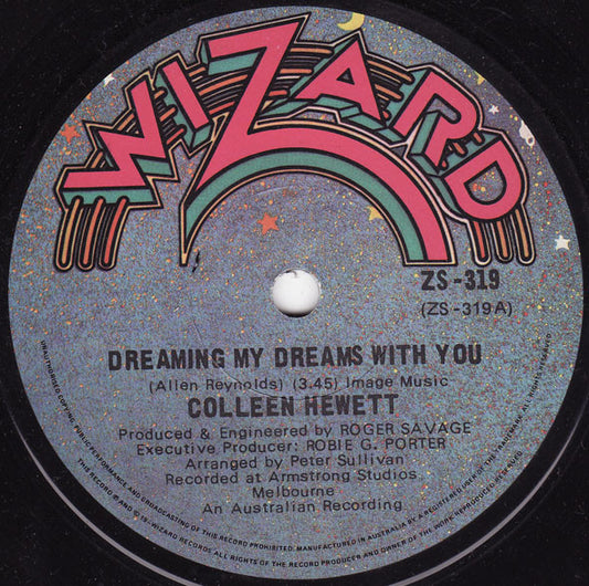 Colleen Hewett - Dreaming My Dreams With You (7", 45 RPM, Single) (Very Good (VG))