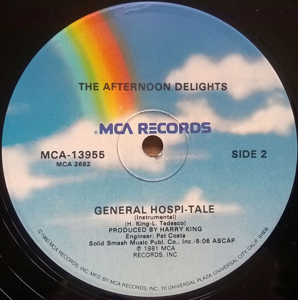 The Afternoon Delights - General Hospi-tale (12", 33 ⅓ RPM) (Very Good Plus (VG+))
