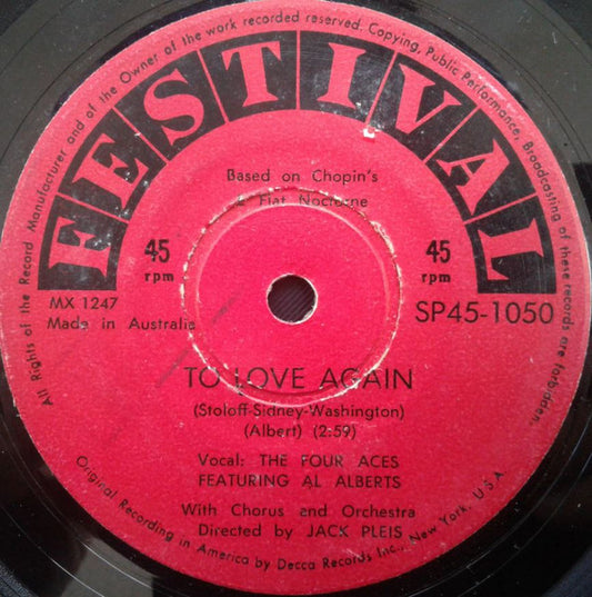 The Four Aces - To Love Again / Charlie Was A Boxer (7", 45 RPM, Single) (Good (G))