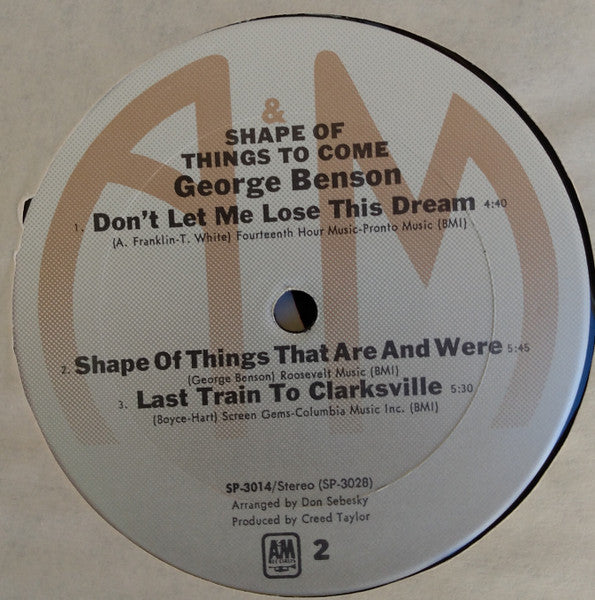 George Benson - Shape Of Things To Come (LP, Album, RP, Stereo) (Very Good Plus (VG+))