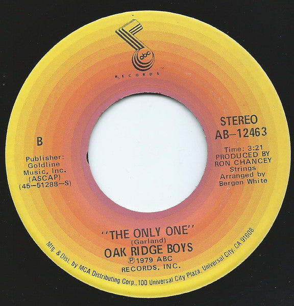 The Oak Ridge Boys - Sail Away (7", 45 RPM, Stereo) (Very Good (VG))
