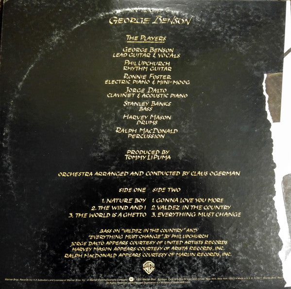 George Benson - In Flight (LP, Album) (Very Good Plus (VG+))