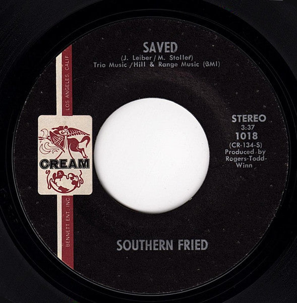 Southern Fried - Sixteen Ton (Coal Miner's Lament) / Saved (7", 45 RPM, Styrene) (Very Good (VG))
