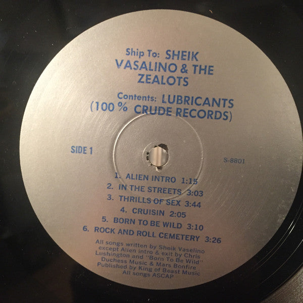 Shiek Vaselino, Zealots - Lubricants (LP, Stereo) (Very Good Plus (VG+))