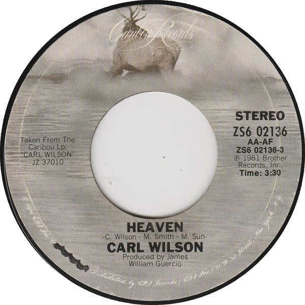 Carl Wilson - Heaven (7", 45 RPM, Single) (Very Good (VG))