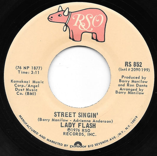 Lady Flash - Street Singin' (7", 45 RPM, Single) (Very Good (VG))