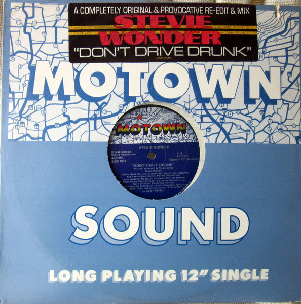 Stevie Wonder - Don't Drive Drunk (12", Maxi) (Very Good (VG))
