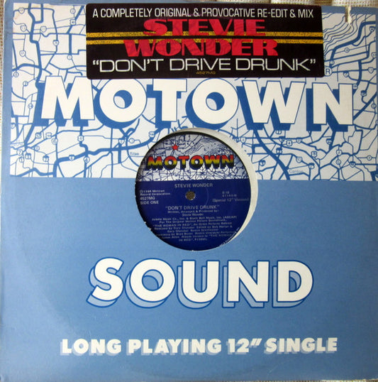 Stevie Wonder - Don't Drive Drunk (12", Maxi) (Very Good (VG))