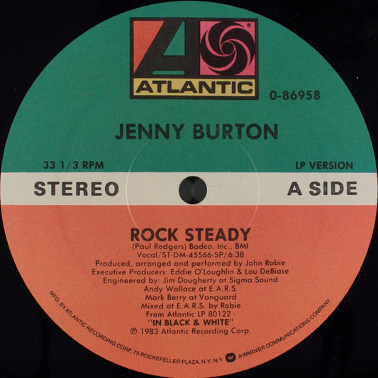 Jenny Burton - Rock Steady (12", 33 ⅓ RPM, Maxi) (Very Good Plus (VG+))