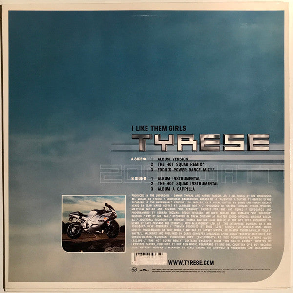 Tyrese - I Like Them Girls (12", 33 ⅓ RPM, Single) (Very Good (VG))