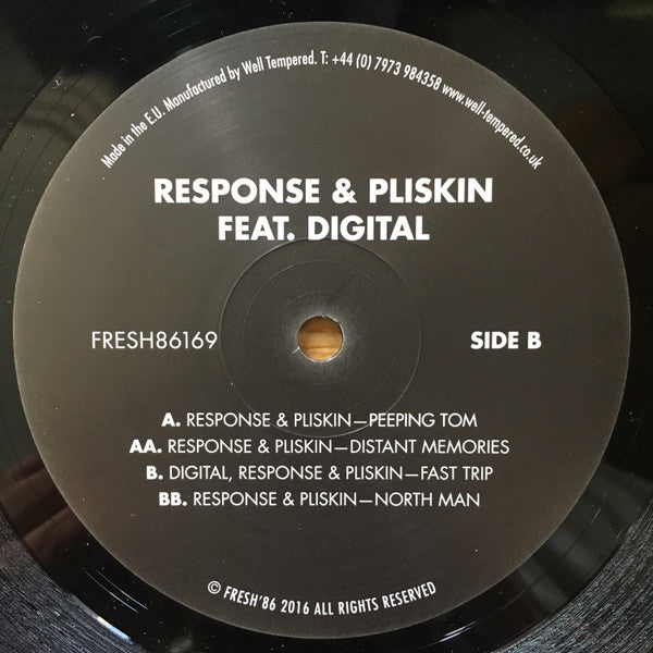 Response, Pliskin, Digital - Peeping Tom (12", 33 ⅓ RPM) (Very Good (VG))