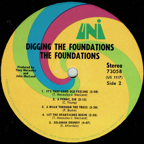 The Foundations - Digging The Foundations (LP, Album, Stereo) (Very Good (VG))