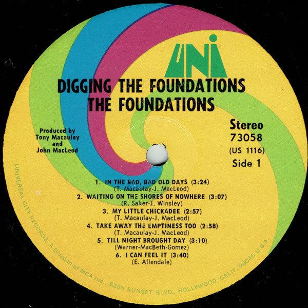 The Foundations - Digging The Foundations (LP, Album, Stereo) (Very Good (VG))