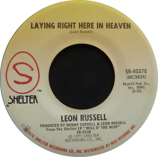 Leon Russell - Lady Blue (7", 45 RPM, Single, Stereo) (Very Good (VG))
